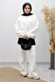 Zippered Fleece-Lined Tracksuit Set Tsd250258 White - 3