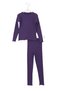 Girl's School Casual-Daily Ribbed Knit Comfortable Fit Full Flexible Wear-Go Practical Bottom-Top Two-Piece Set - 4