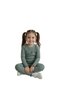 Girl's School Casual-Daily Ribbed Knit Comfortable Fit Full Flexible Wear-Go Practical Bottom-Top Two-Piece Set - 3