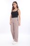 Women's Mink Summer Pockets Zippered Pipe Leg Trousers - 3