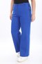 Women's Cobalt Summer Zippered Pockets Pipe Leg Trousers - 4