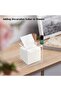Acrylic Tissue Box Cover, Clear Facial Tissue Holder Square - 3