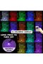 16 Color Changing RGB Night Light with USB & Remote Control, LED Rose Diamond Touch Lamp for Bar, Be - 3