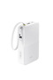 EnerFill Bipow2 Pro 20000mAh Power Bank with Built-in USB-C Cable - White - 2