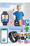 Kids Smart Watch 1.85" Upgrade - Fitness Tracker with Heart Rate Sleep Monitor, 100+ Sports M - 6