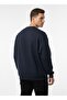 Men's Crew Neck Cotton Fleece-Lined Basic Oversized Sweatshirt - 2