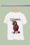 Ayrton Senna Printed Cotton Short Sleeve Regular Fit F1 T-Shirt