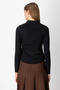 Ruched Detail Knitwear Sweater with Ten Decorative Buttons - 8