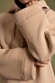 سويت شيرت أساسي بغطاء للرأس بلون البسكويت - 6