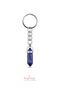 Certified Sodalite Natural Stone Keychain