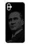 Samsung Galaxy A04 Compatible Silicone Case with Atatürk Silhouette Written in Arabic for Young People Printed