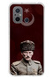 حافظة سيليكون متوافقة مع هاتف Redmi 12C Moon Star and Commander Ataturk مطبوع