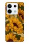 Redmi Note 13 Pro 5g Compatible Golden Yellow Sunflower Garden Printed Silicone Case