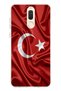 حافظة سيليكون متوافقة مع هاتف Huawei Mate 10 Lite بعلم تركيا مطبوع