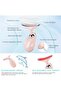 Face Massager Against Wrinkles, Face Beauty Device with 3 Modes, 45°C V Face Beauty Meter Face Devi - 5