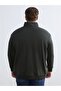 Lcw vision haki Mock Neck men's sweatshirt - 4