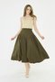 Thaki̇ Khaki Color Skirt - 2