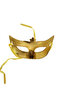 Glitter Embossed Gold Golden New Year Celebration Mask Glasses Luxury Party Accessory - 6