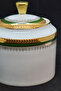 Antique Porcelain Sugar Bowl with Lid and Handle, Figured with Altın Vermey, 350 ml - 2