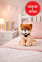 Caramel Plush Dog Toy – Soft Textured, Sitting Model, Children & Baby Gift - 3