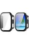 قطعتان من حافظة حماية متوافقة مع ساعة Xiaomi Redmi Watch 6 وحافظة Redmi 6 الصلبة من البولي كربونات وواقي الشاشة - 2