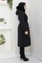 Women's Belted Nova Fabric Coat - 3