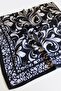 120X120 Leaf Pattern Large Size Scarf Cotton Scarf Oversized Scarf Black