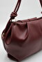 Women's Drawstring Knot Strap Detailed Zippered Lined Handbag and Shoulder Bag - 4