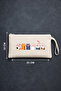 Cute Cat Paws Printed Zippered Cloth Pen Holder, Makeup Bag, Handbag