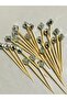 No:216-30Pcs Decorative Silver Diamond Medium Beaded Promise Engagement Birthday Party Chic Cocktail Toothpick - 2