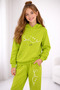 Green Color Girls' Bottom - Top Set