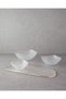 Yellow Giselle Glass Salad Bowl 25 cm Gold - 4