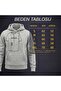 New Year's Themed Unisex Hooded Sweatshirt Gray - 4