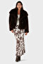 Oversized Wide Collar Soft Textured Fur Fur 68912364942P98 - 2