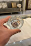 Glass Snack Bowl – Clear Glass Presentation Bowl with Cut-Out Pattern - 8