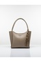 Mink Women's Shoulder Bag with Large Interior Volume Scarf