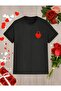 Valentine's Day for Couples Love Heart Key and Lock B Printed Duo T-Shirt - 2