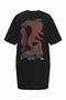 Women's Black Jxmillow Loose Long Sleeve Tee Jrs Stydss25 T-Shirt 12286636-Black - 2