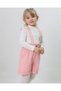 Girl's 2-3-4-5-6 Year Old Velvet Shorts 2-Piece Salopet Dress and Badi L Pantyhose with Gift - 3