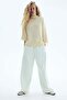 Fine-knit polo-neck jumper