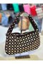 Small Size''Trok'' Staple-Detail Casual Model Nubuck Women's Hand-And-Shoulder Bag