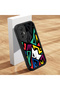 Xiaomi Mi 13 Lite Compatible Black Silicone Case Geometric Pattern Shock Absorbing Protection Case - 2