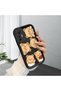 Xiaomi Mi 13 Lite Compatible Flexible Black Silicone Shock Absorbing Phone Case Kawaii Pattern