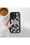 Samsung Galaxy S23 Fe Compatible Flexible Black Silicone Shock Absorbing Phone Case Retro Pattern - 4