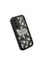 Samsung Galaxy A15 Compatible Flexible Black Silicone Shock-Absorbing Phone Case Retro Pattern - 3