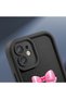 Xiaomi Mi 13 Lite Compatible Flexible Black Silicone Shock Absorbing Phone Case Butterfly Pattern - 7