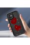 Xiaomi Mi 13 Lite Compatible Flexible Black Silicone Shock Absorbing Phone Case Heart Pattern - 4