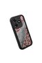 Tecno Spark 10 Pro Compatible Flexible Black Silicone Shock Absorbing Phone Case Vintage Pattern - 3