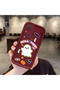 Samsung Galaxy M12/A12 Compatible Flexible Silicone Protection Burgundy Color Cartoon Case - 2