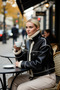 Women's Mock Neck Low Sleeve Faux Leather Coat Functional Durable Quality Comfortable Aesthetic Stylish - 4